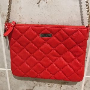 New, Kate Spade quilted shoulder strap handbag.